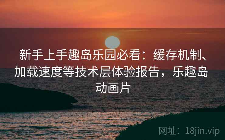 新手上手趣岛乐园必看：缓存机制、加载速度等技术层体验报告，乐趣岛 动画片