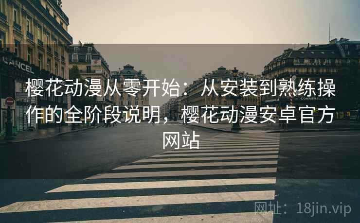 樱花动漫从零开始：从安装到熟练操作的全阶段说明，樱花动漫安卓官方网站