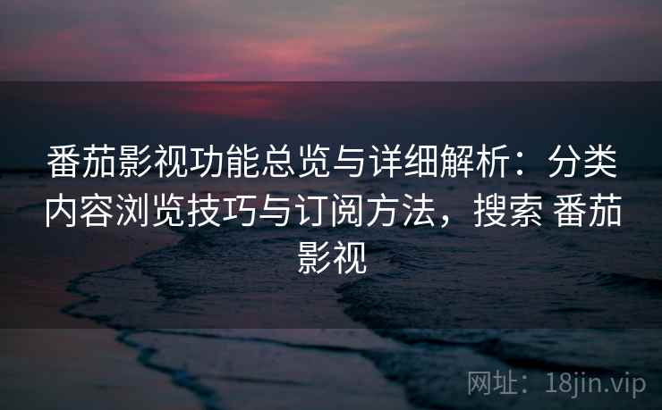 番茄影视功能总览与详细解析：分类内容浏览技巧与订阅方法，搜索 番茄影视