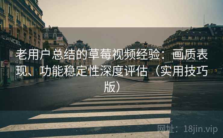 老用户总结的草莓视频经验：画质表现、功能稳定性深度评估（实用技巧版）