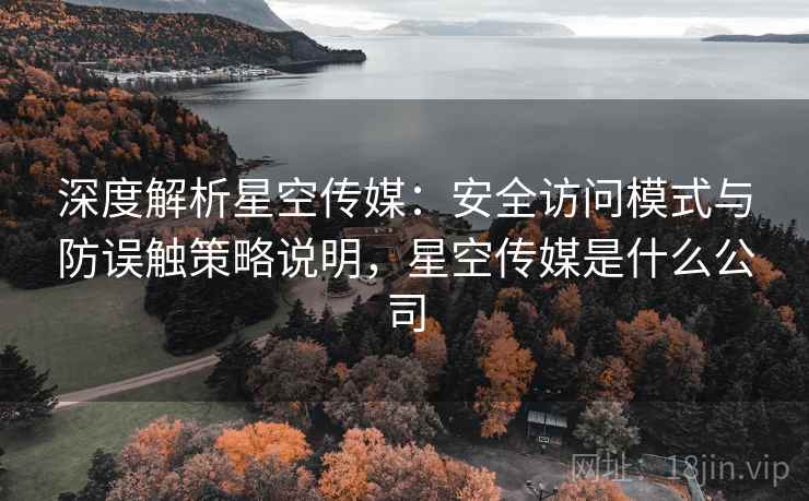 深度解析星空传媒:安全访问模式与防误触策略说明,星空传媒是什么公司 深度解析星空传媒:安全访问模式与防误触策略说明,星空传媒是什么公司